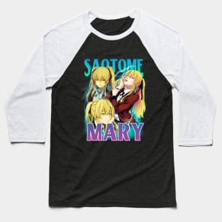 Bootleg Anime Mary Saotome Kakegurui Baseball T-Shirt